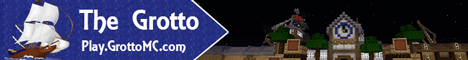 The Grotto Minecraft Server banner