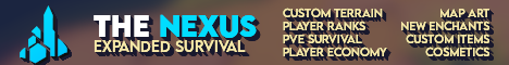 The Nexus Minecraft Server banner