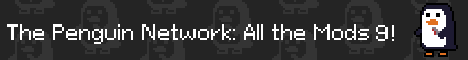 The Penguin Network All The Mods 9 Minecraft Server banner