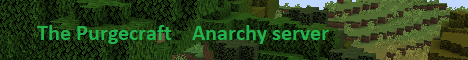 The purgecraft Minecraft Server banner