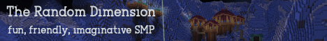 The Random Dimension Minecraft Server banner