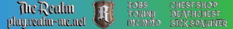 The Realm Minecraft Server banner