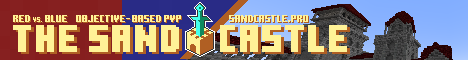 The Sandcastle Minecraft Server banner