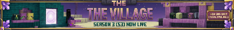 The Village Minecraft Server banner
