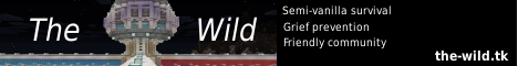 The Wild Minecraft Server banner