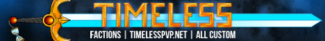 Timeless PvP Minecraft Server banner