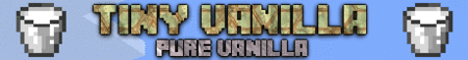 Tiny Vanilla SMP Minecraft Server banner