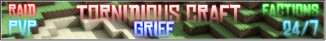 TornidiousCraft Minecraft Server banner