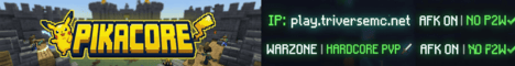 TriverseMC PikaCore Minecraft Server banner