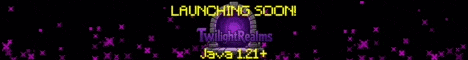 TwilightRealms Minecraft Server banner