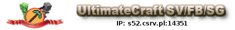 UltimateCraft Minecraft Server banner