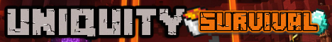 Uniquity Minecraft Server banner