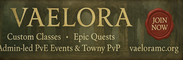 Vaelora Minecraft Server banner