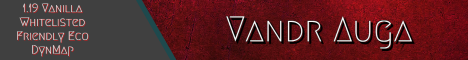 Vandr auga Minecraft Server banner
