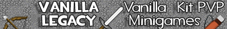 Vanilla Legacy Minecraft Server banner