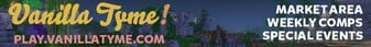 Vanilla Tyme Minecraft Server banner