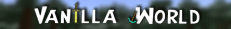 Vanilla World Minecraft Server banner