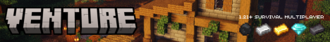 VentureMC Minecraft Server banner