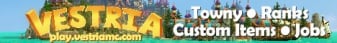 Vestria Minecraft Server banner