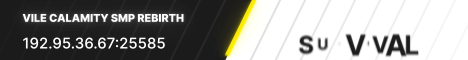 Vile Calamity SMP Rebirth Minecraft Server banner
