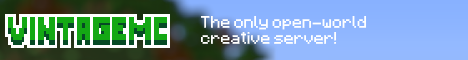 VintageMC Minecraft Server banner