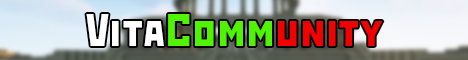 VitaCommunity Minecraft Server banner