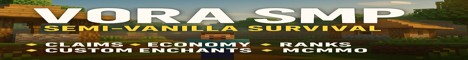 VoraSMP Minecraft Server banner