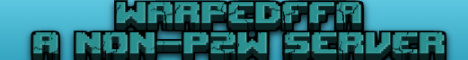 WarpedFFA Minecraft Server banner