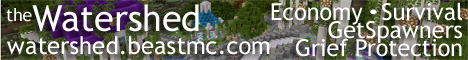 Watershed II Minecraft Server banner