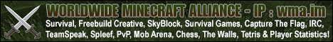 Worldwide MC Alliance Minecraft Server banner