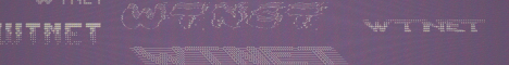 WTNET Minecraft Server banner