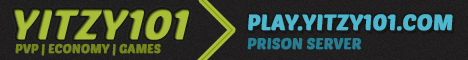 Yitzy101s Prison Server Minecraft Server banner