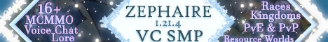 Zephaire Minecraft Server banner